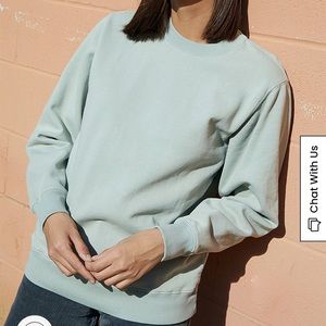 John Galt Pale Sage Green Crew Neck Sweatshirt (1SZ)